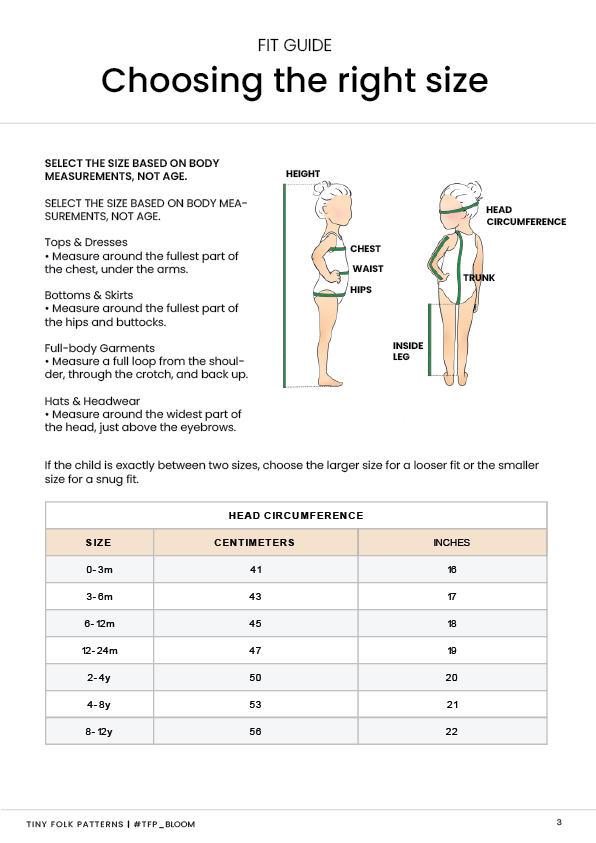 Bloom Hat Sewing Pattern
