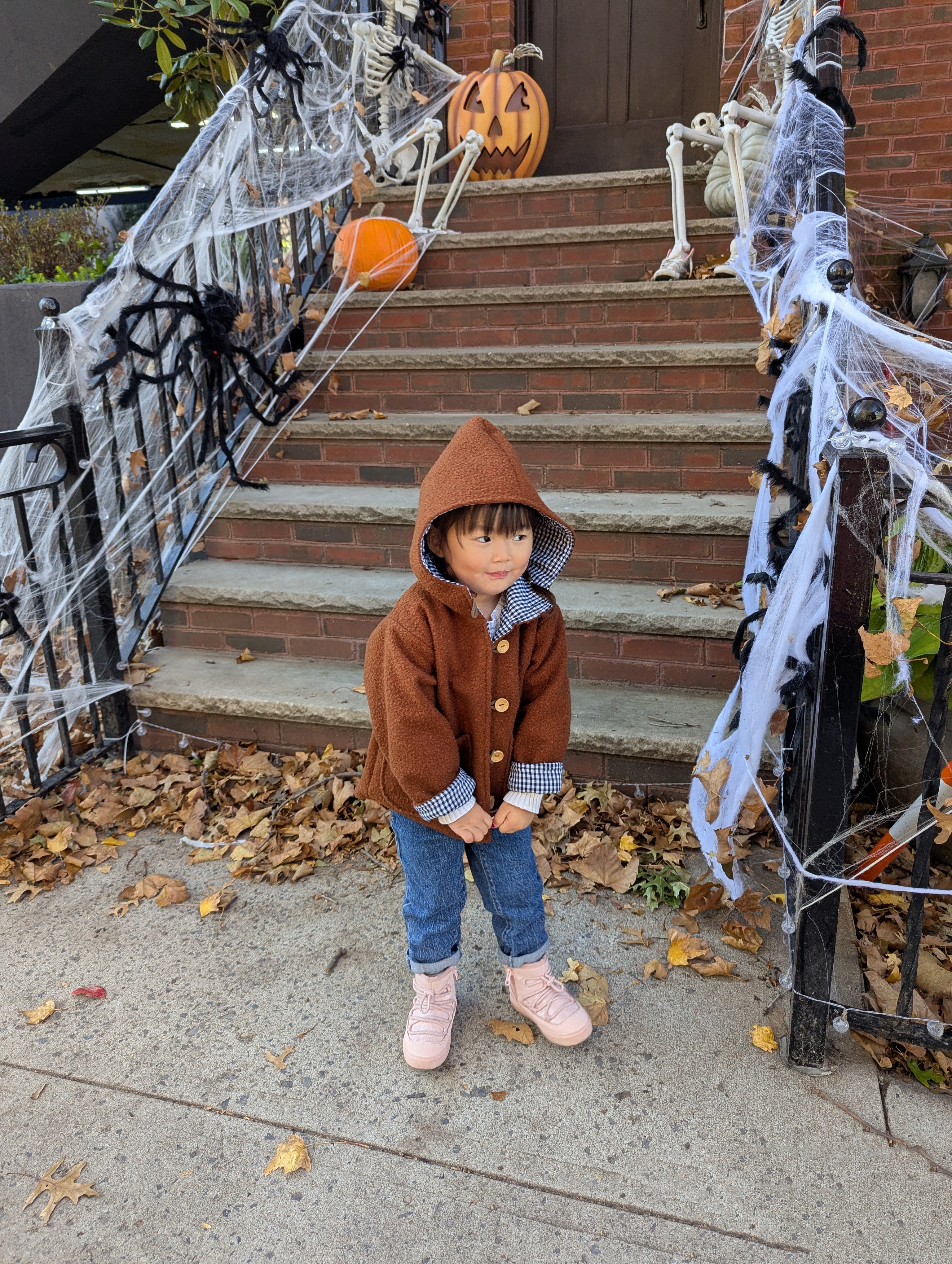 kids' coat sewing pattern, hooded coat for kids sewing pattern