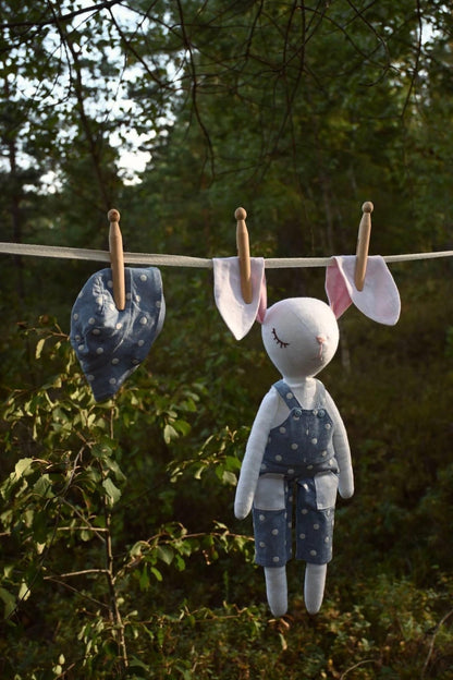 Joy Bunny With Dungarees Sewing Pattern