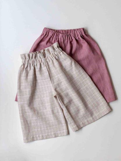 Jade Pants With Ruffled Straps Sewing Pattern