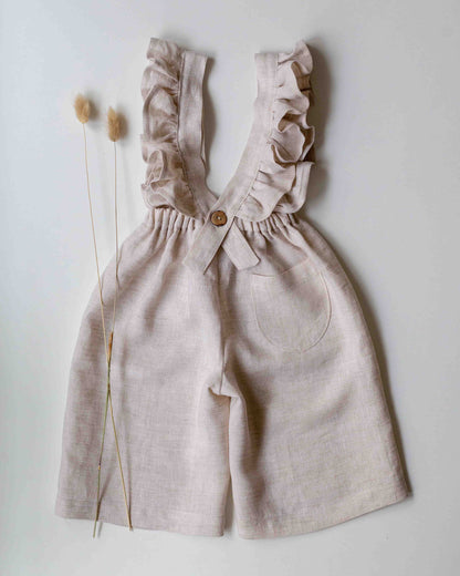 Jade Pants With Ruffled Straps Sewing Pattern