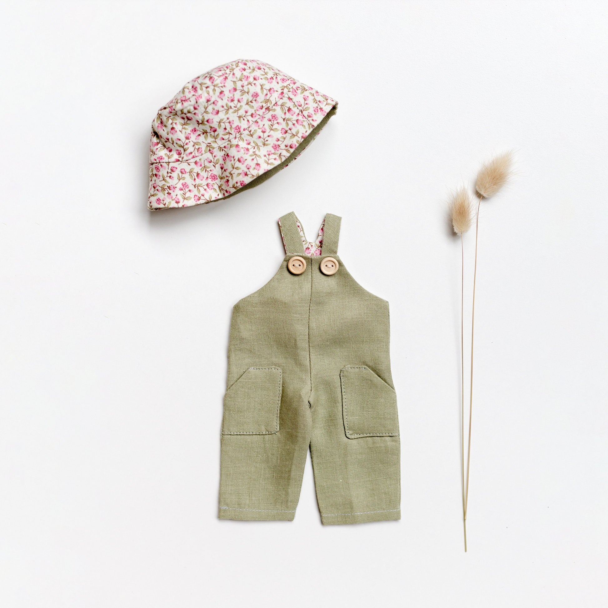 Joy Doll Dungarees and Hat Sewing Pattern