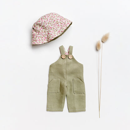 Joy Doll Dungarees and Hat Sewing Pattern
