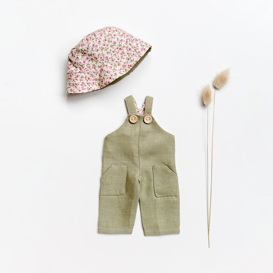 Joy Doll Dungarees and Hat Sewing Pattern