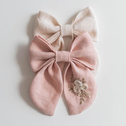 Rose Bow Sewing Pattern