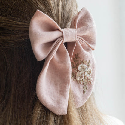 Rose Bow Sewing Pattern