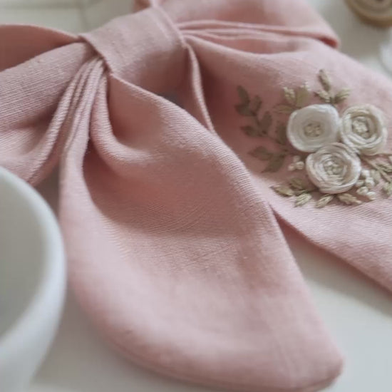 Rose Bow Sewing Pattern