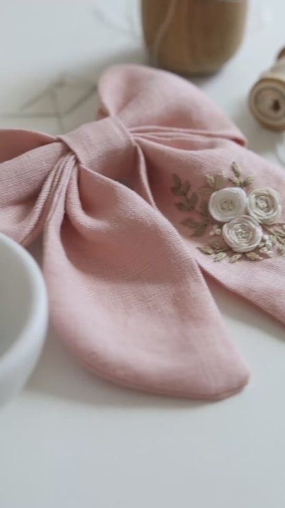 Rose Bow Sewing Pattern